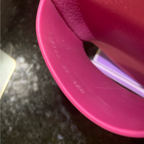 GUCCI Pursuit Rubber slides/pink fucsia size eu37/us6 - Picture 12 of 14